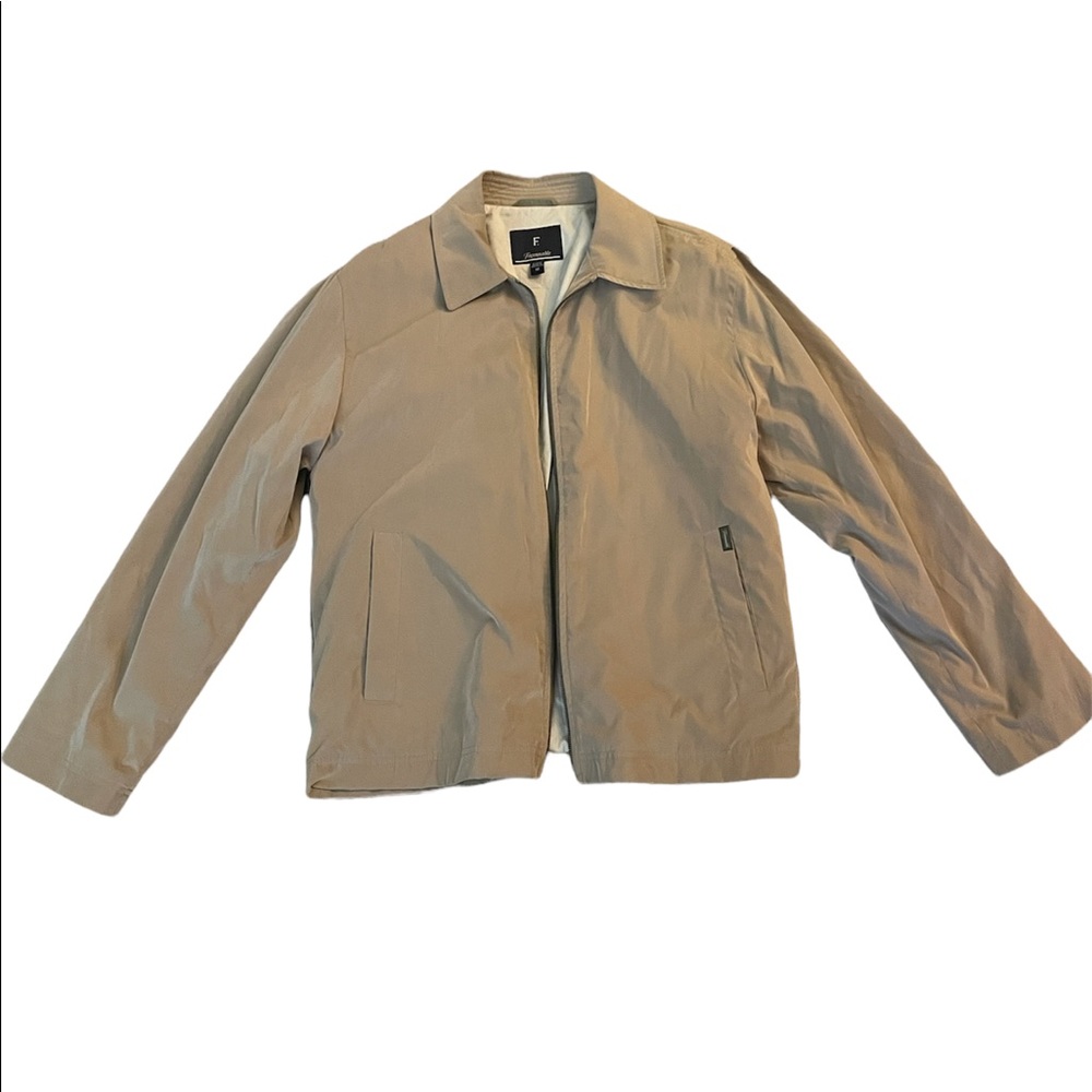 Faconnable Tan Pull Over Jacket